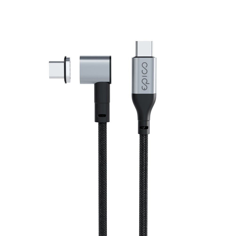 EPICO Magnetic Braided Data Cable USB-C to USB-C - Grey
