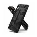 جراب Ringke Dual-X Design iPhone XR 6.1 Camo (Moro) أسود