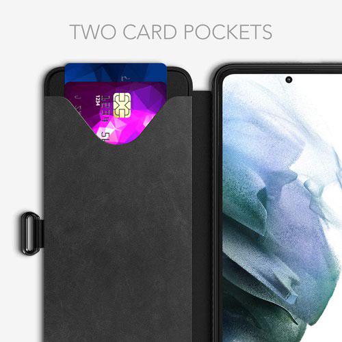 حافظة Tech 21 Evo Wallet باللون الأسود لهاتف Samsung Galaxy S21 Plus 5G 8T218743