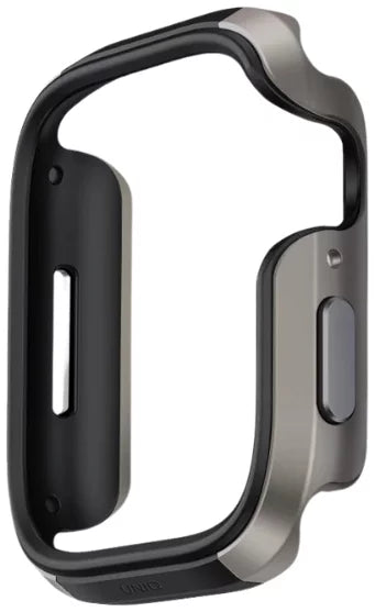 UNIQ case Valencia Apple Watch Series 46mm titanium silver