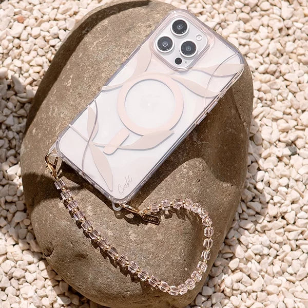 UNIQ Coehl Candy Gem Handstrap universal telephone string for wrist pink candy (UNIQ-CANDYGEM-HCPNK)