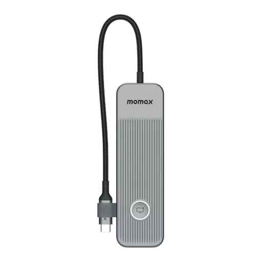 Momax Onelink 8 In 1 Mutil-function USB-c Hub Space Grey