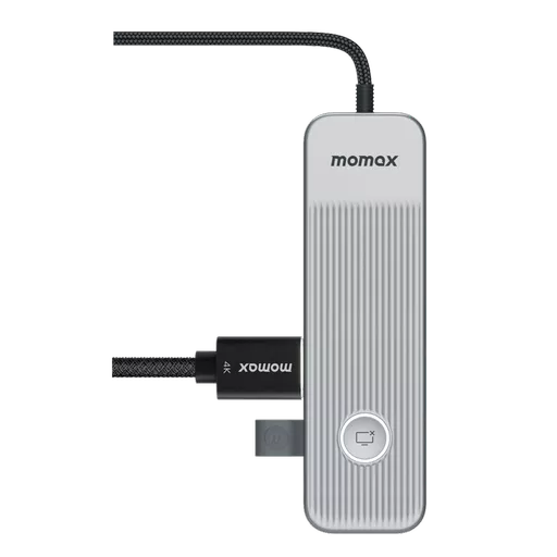 Momax Onelink 8 In 1 Mutil-function USB-c Hub Space Grey