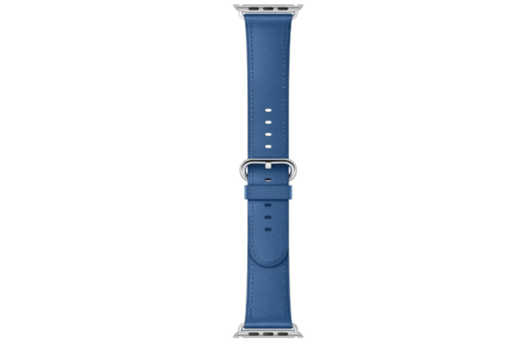 حزام ساعة Apple Watch الأصلي مقاس 38 مم باللون الأزرق البحري الكلاسيكي مع تغليف مختلط