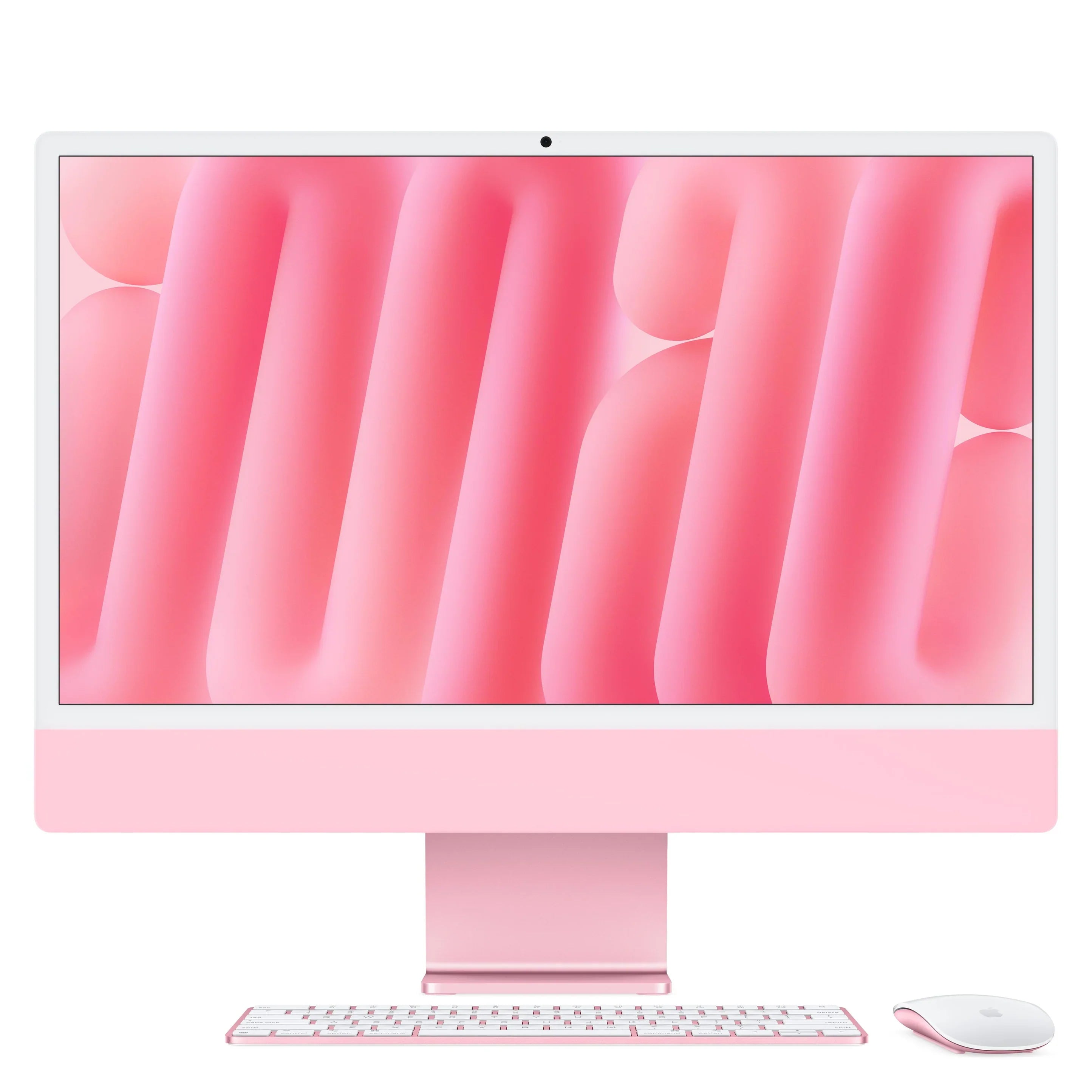 جهاز iMac مقاس 24 بوصة مزود بشاشة Retina 4.5K ومعالج M4 ثماني النواة ووحدة معالجة رسومات ثماني النواة وزجاج قياسي 