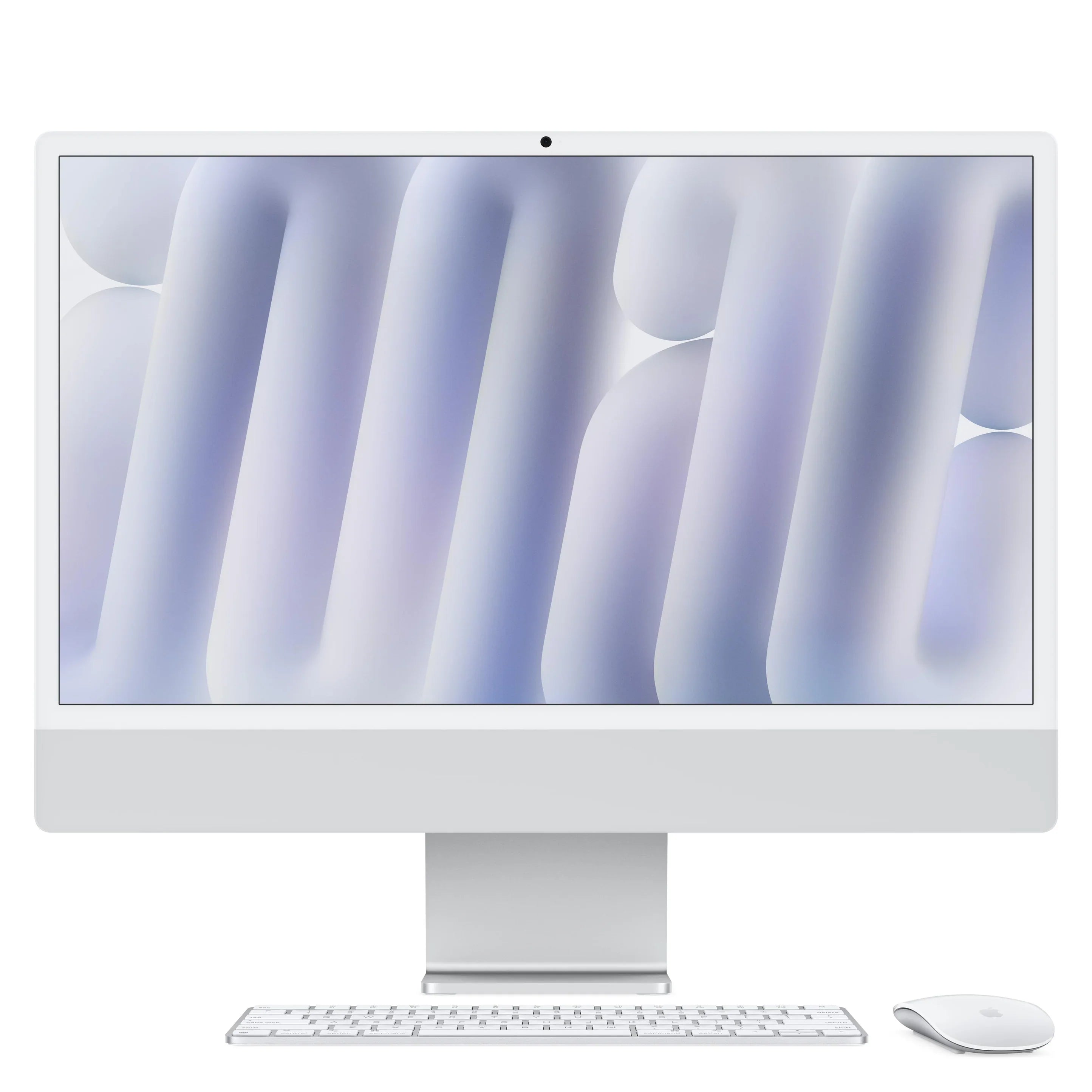 جهاز iMac مقاس 24 بوصة مزود بشاشة Retina 4.5K ومعالج M4 ثماني النواة ووحدة معالجة رسومات ثماني النواة وزجاج قياسي 