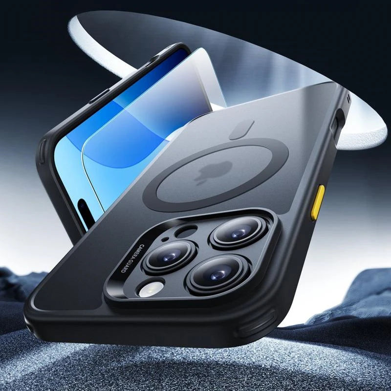مجموعة ESR لهاتف iPhone 16 Pro Halo Lock Magsafe Classic Pro باللون الأسود غير اللامع