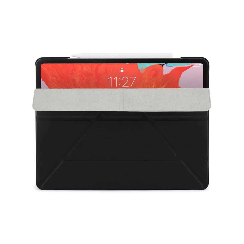 Pipetto iPad Pro 11 2018 Case Origami Stand Design Pen Holder Black
