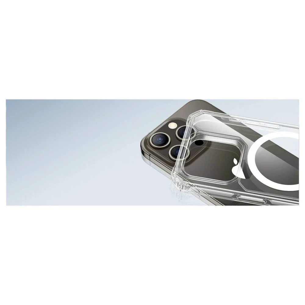 غطاء خلفي من ESR Air Armor Halo Lock لهاتف Apple iPhone 15 Pro Max شفاف MagSafe