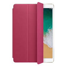غطاء ذكي من الجلد من Apple باللون الوردي الفوشيا لجهاز iPad Pro مقاس 10.5 بوصة