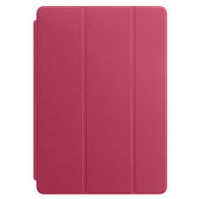 غطاء ذكي من الجلد من Apple باللون الوردي الفوشيا لجهاز iPad Pro مقاس 10.5 بوصة