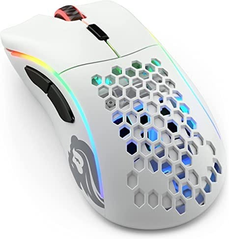 Model D Wireless Minus White Gaming Mouse - PC Accessories (Matte White Mouse)