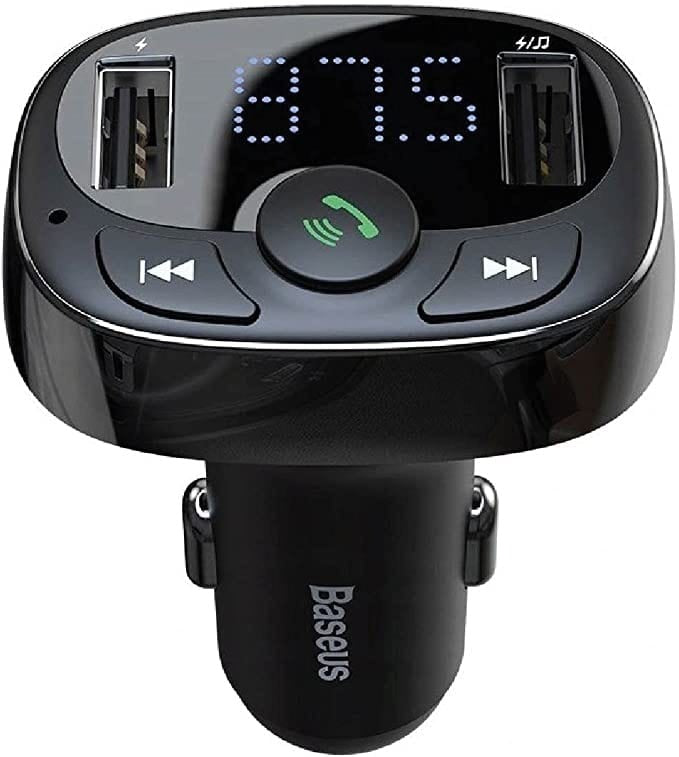 Baseus T typed S-09A Bluetooth MP3 car charger（Standard edition）Black