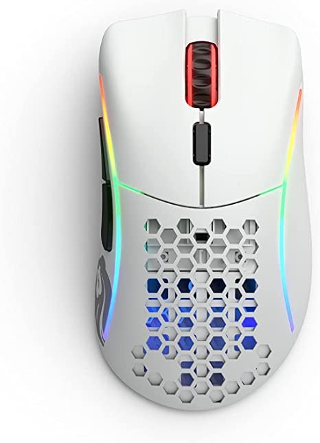 Model D Wireless Minus White Gaming Mouse - PC Accessories (Matte White Mouse)
