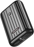 Porodo Power Bank PD Ultra-Compact Wireless Portable Power Bank 10000mAh 18W Power Delivery & Quick Charge 3.0 (Black, 10000mAh)