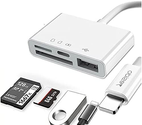 Yesido GS12 OTG Adapter Dual Lightning to TF SD USB