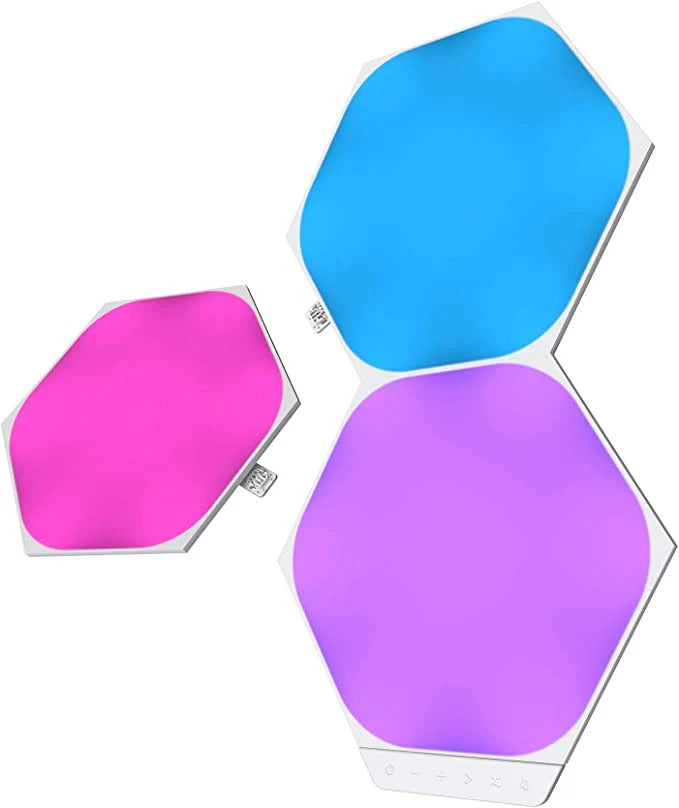Nanoleaf Shapes - Hexagon Expansion Pack (3 Panels), Assorted, 3 Pack Expansion Kit (NL42-0001HX-3PK)