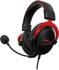 HyperX Cloud II Gaming Headset - 7.1 Surround Sound - Memory Foam Ear Pads - Durable Aluminum Frame - Works with PC, PS4 - Black/Red