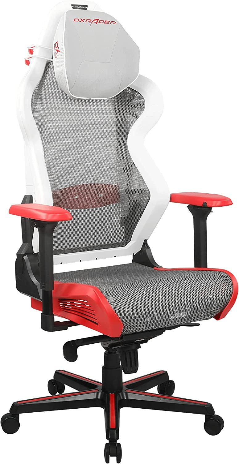 Dxracer Air-Most Breathable Mesh Gaming Chair White/Red/Black-D7200/WRN.G