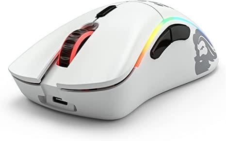 Model D Wireless Minus White Gaming Mouse - PC Accessories (Matte White Mouse)
