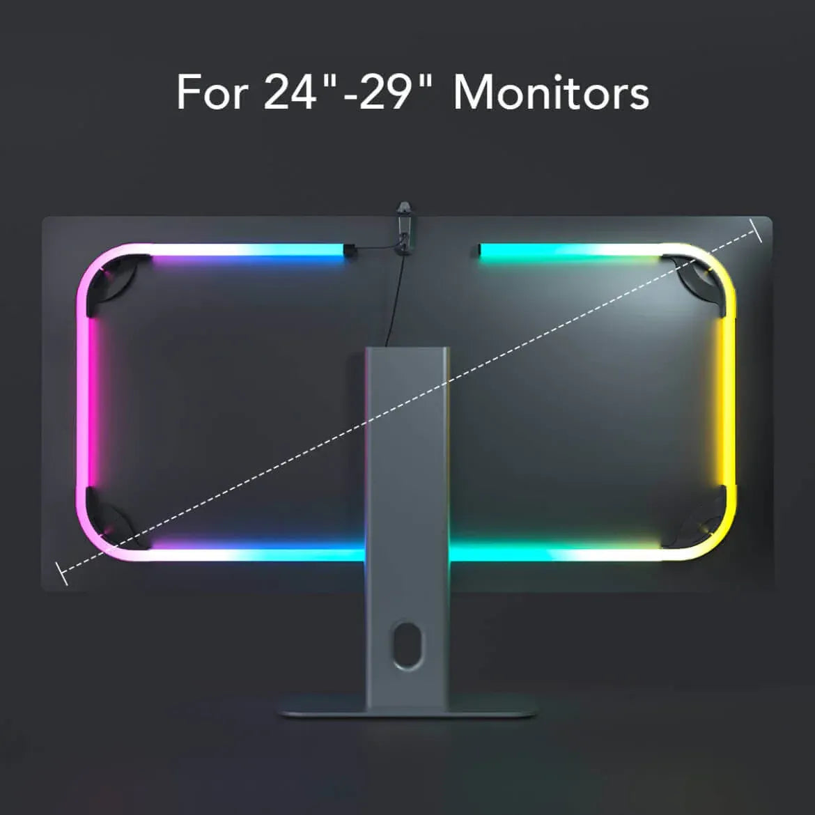 Govee Dreamview G1 Gaming Light For 24'-32' Pcs - Experience Pro-level Rgbic Lighting - H604b