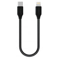 Green Lion Type-C to Lightning Braided Cable 30cm 20W Black – GN30CMCTLG