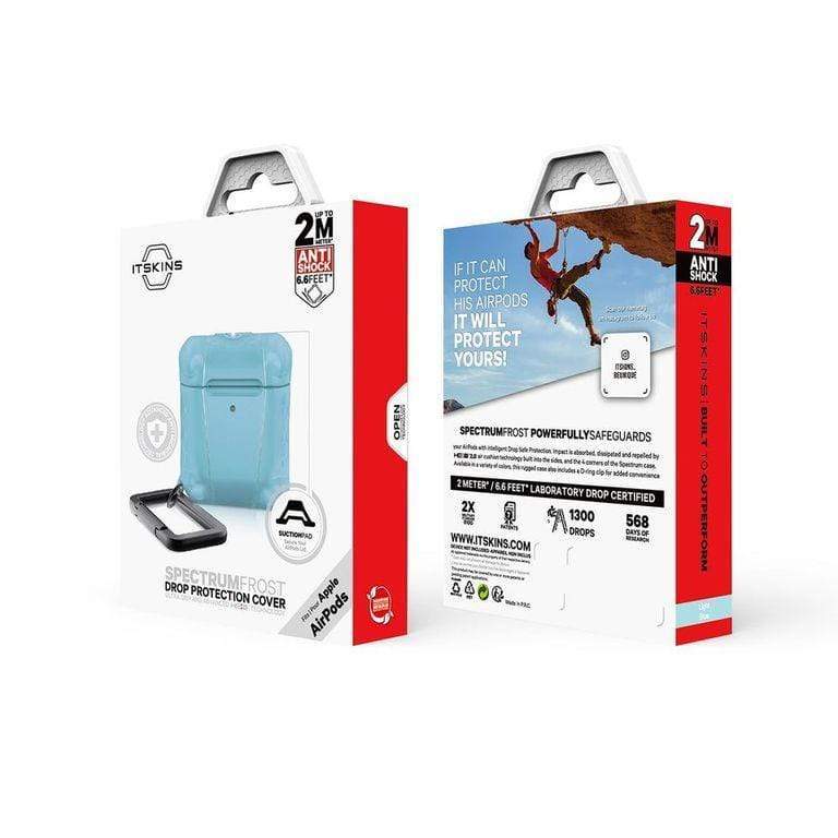 غطاء حماية من إتسكينز سبيكتروم فروست لأجهزة إيربودز باللون الأزرق