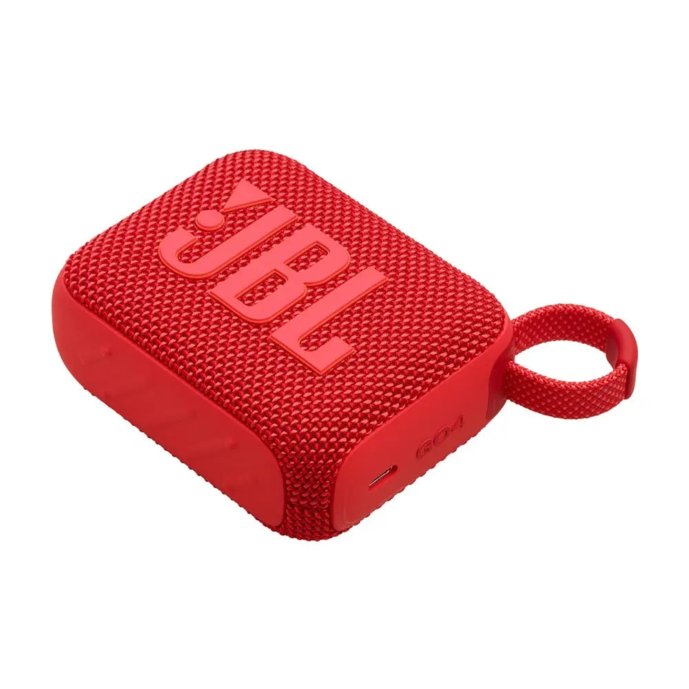 JBL GO 4 Ultra-Portable Bluetooth Speaker - Red