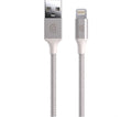 كابل شحن ومزامنة بيانات USB من لايتنينج إلى USB بطول 1 متر، فضي