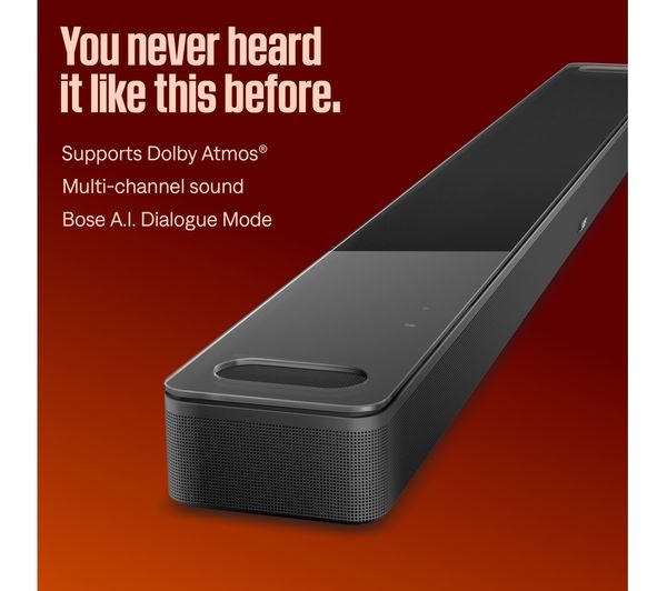 BOSE Smart Ultra 5.1.2 Soundbar with Dolby Atmos & Amazon Alexa - Black