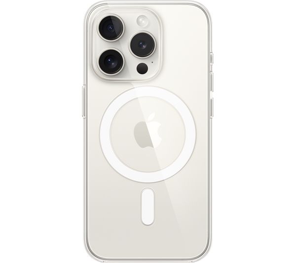 جراب شفاف لهاتف iPhone 15 Pro مزود بخاصية MagSafe