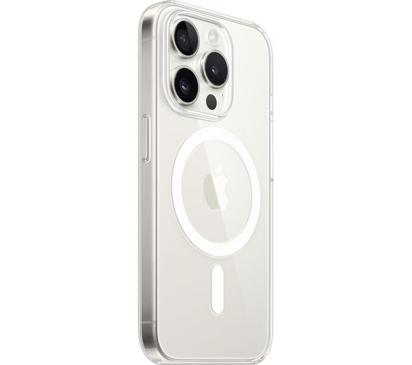 جراب شفاف لهاتف iPhone 15 Pro مزود بخاصية MagSafe