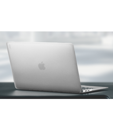 Macbook Pro 14", cover Husk Pro Dove, transparent