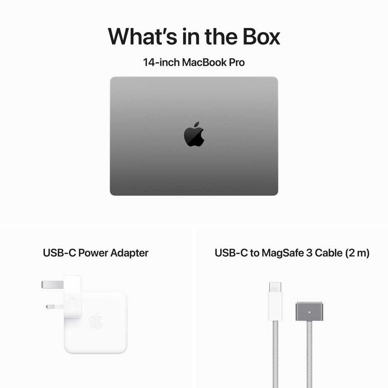 Apple MacBook Pro 14-inch (2023) – M3 with 8-core CPU / 8GB RAM / 512GB SSD / 10-core GPU / macOS Sonoma / English Keyboard / Space Grey / Middle East Version