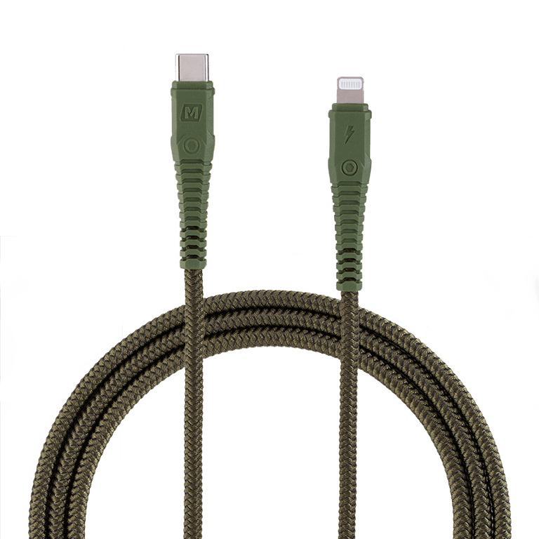 MOMAX Tough Link Lightning To Type - C Cable 1.2M DL33G - Green