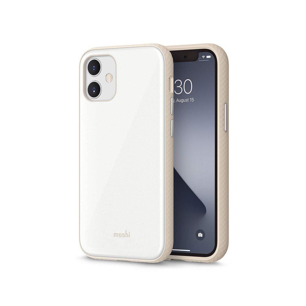 iGlaze Slim Hardshell Case for iPhone 12 Mini – Pearl White