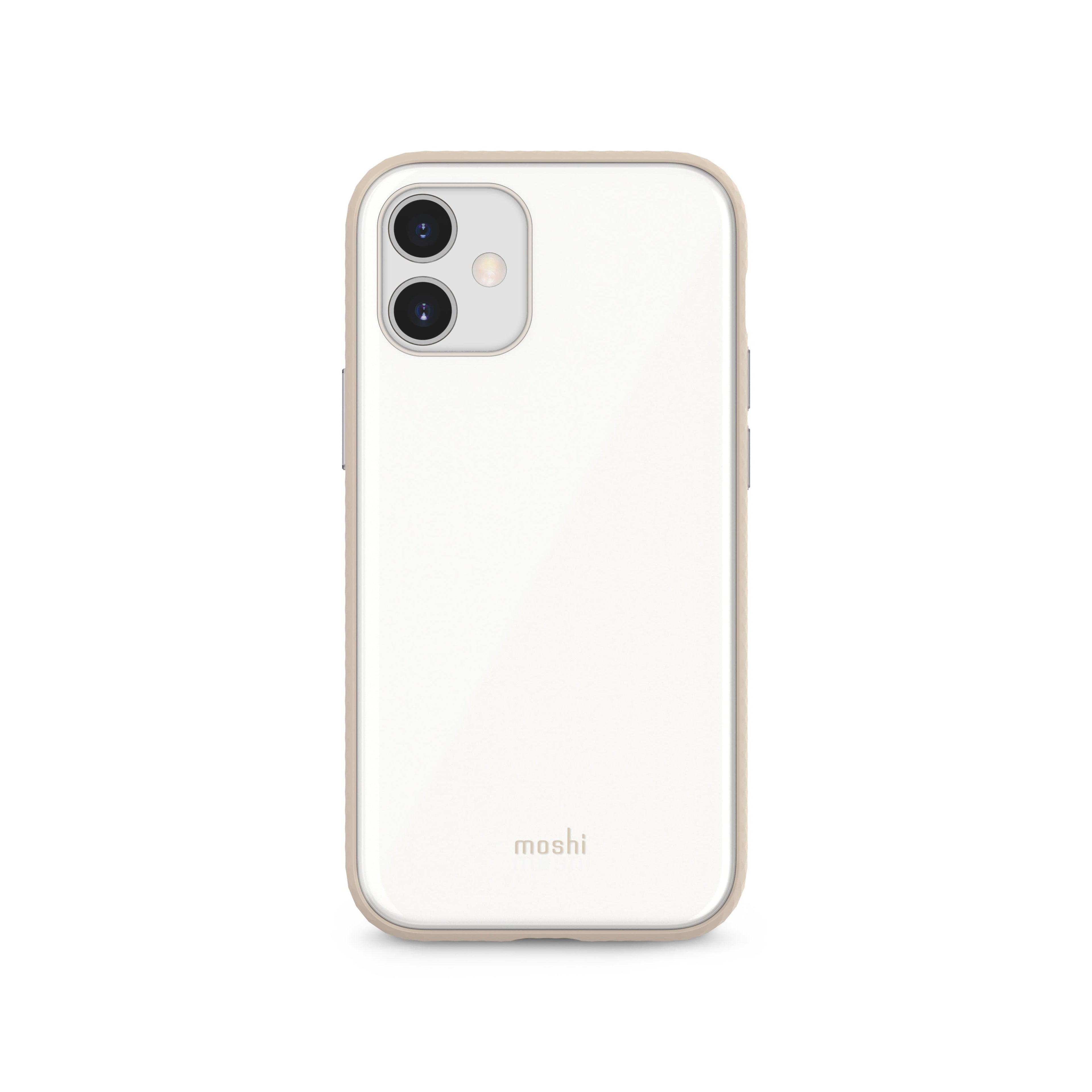 iGlaze Slim Hardshell Case for iPhone 12 Mini – Pearl White
