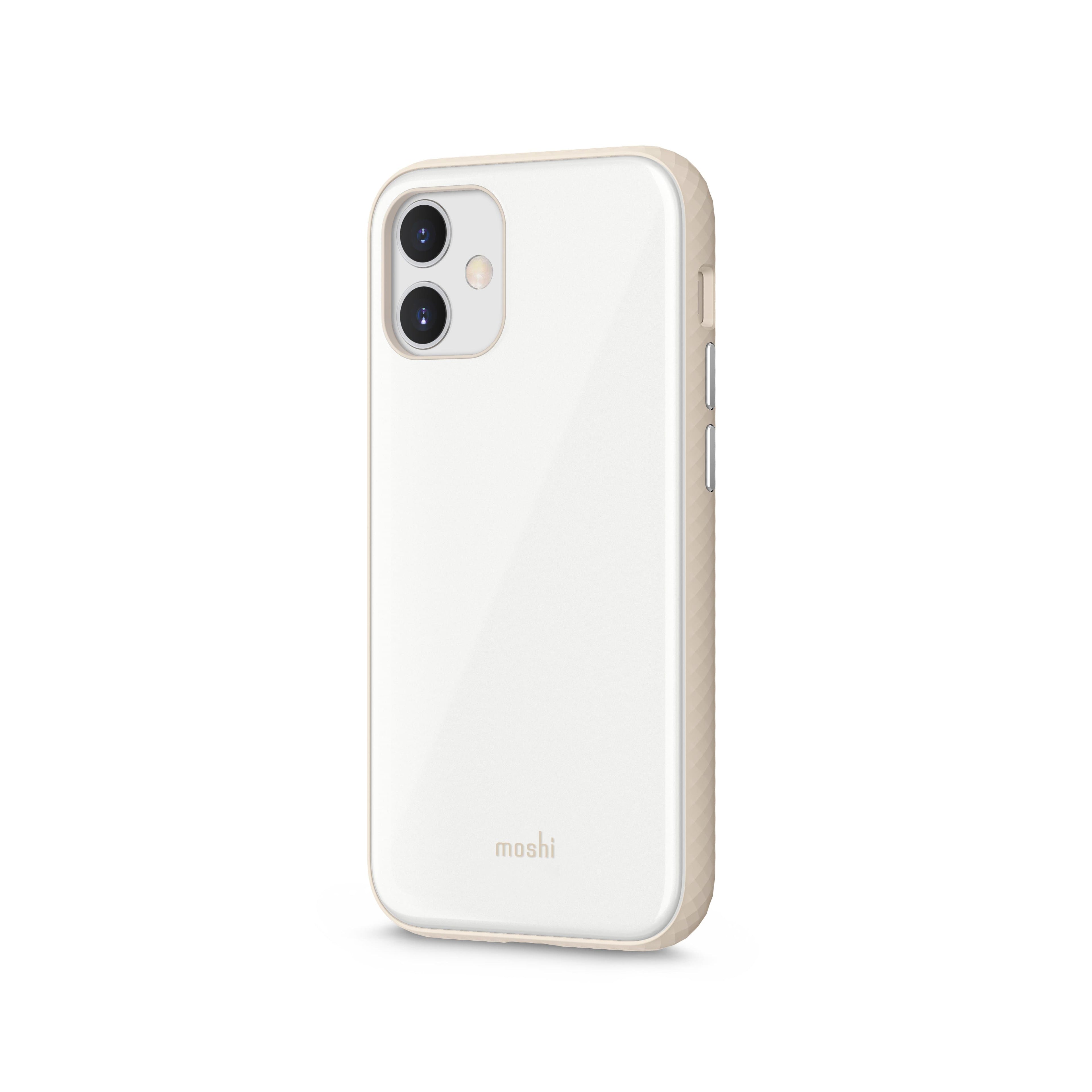 iGlaze Slim Hardshell Case for iPhone 12 Mini – Pearl White