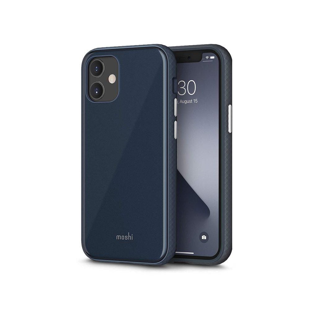 iGlaze Slim Hardshell Case for iPhone 12 Mini – Midnight Blue