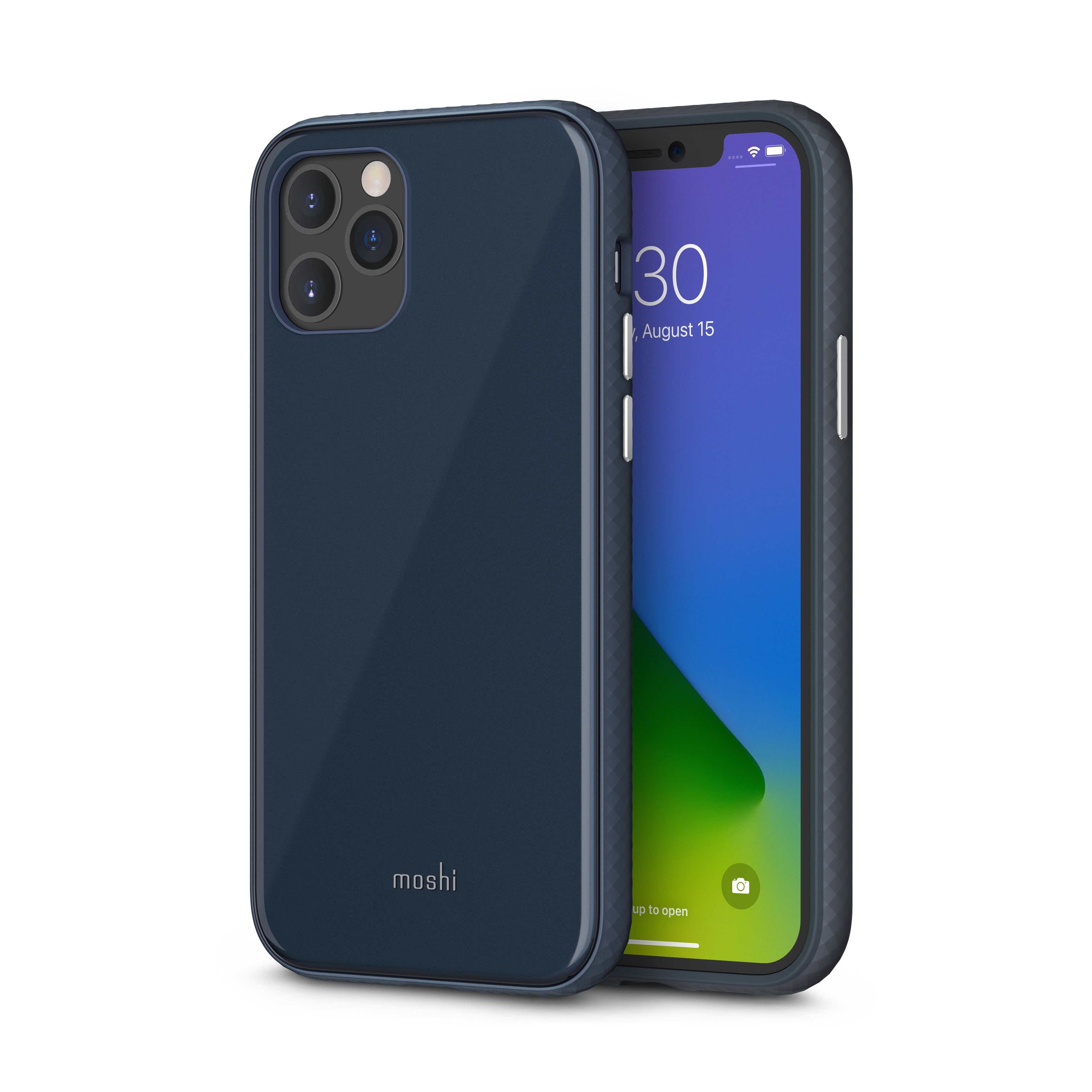 iGlaze Slim Hardshell Case for iPhone 12 Mini – Midnight Blue