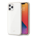 جراب iGlaze Slim Hardshell لهاتف iPhone 12 / 12 Pro - أبيض لؤلؤي