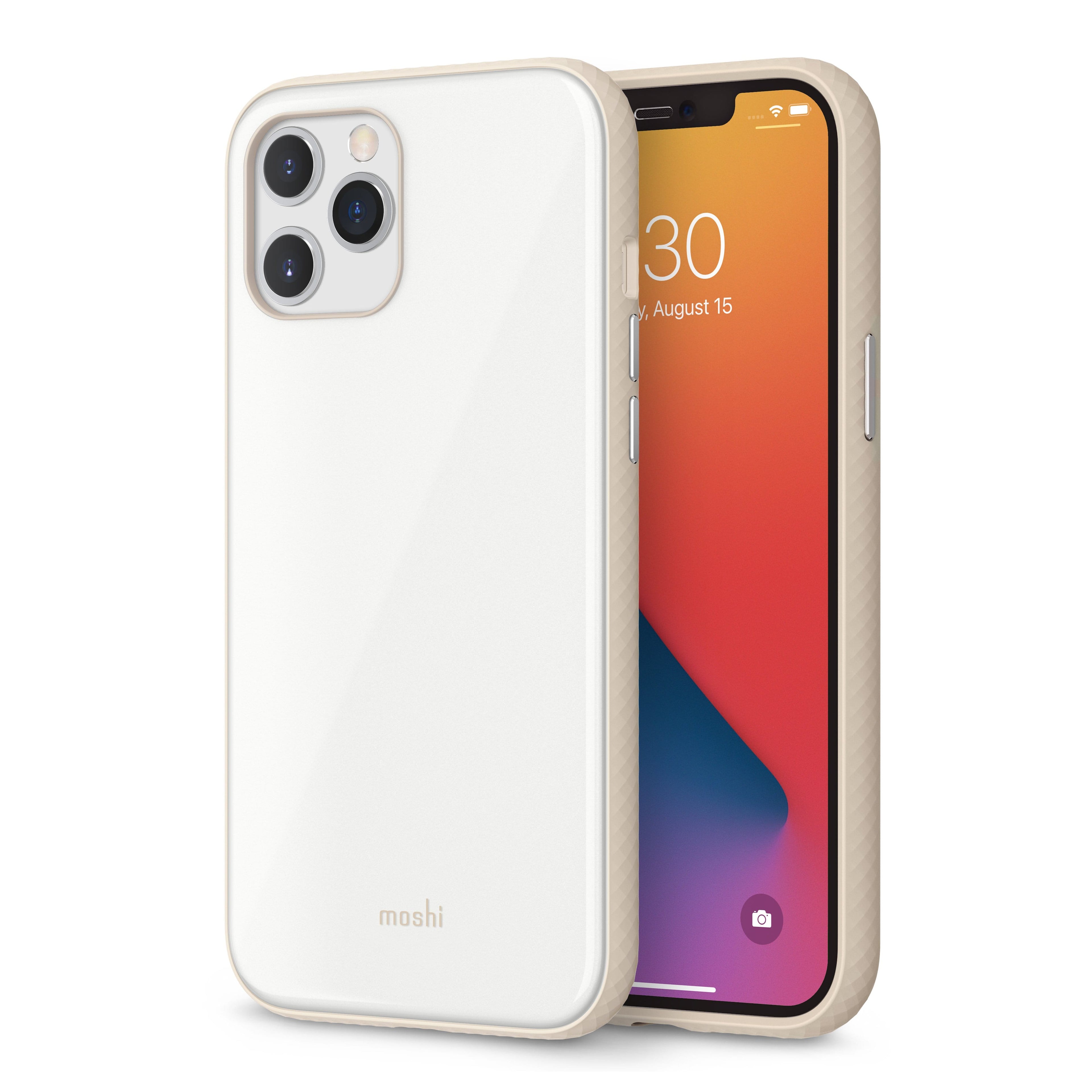 iGlaze Slim Hardshell Case for iPhone 12 / 12 Pro – Pearl White