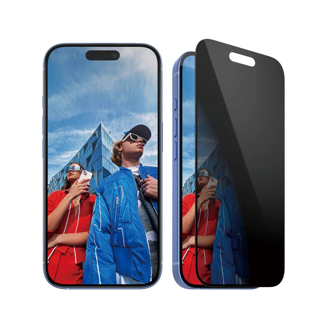 PanzerGlass® Ultra-Wide Fit Privacy Screen Protector – iPhone 16 & iPhone 15
