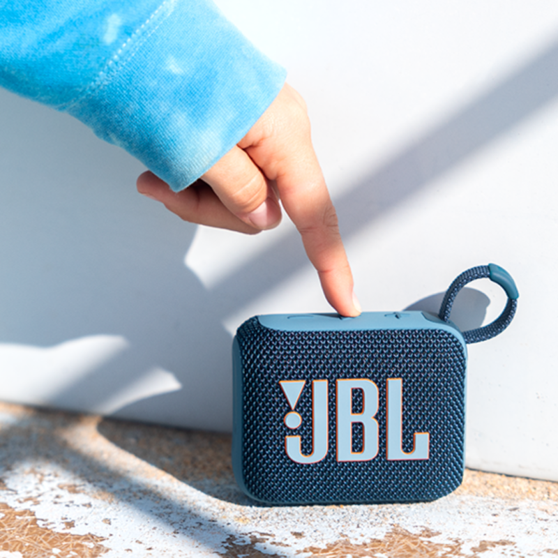 Portable Bluetooth Speaker JBL Go 4 Blue IP67 7H - JBLGO4BLU
