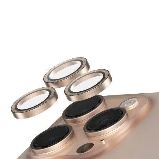 خزنة حماية الكاميرا من بانزر جلاس. حلقات بصرية لهاتف آيفون 16 برو 6.3 (2024)