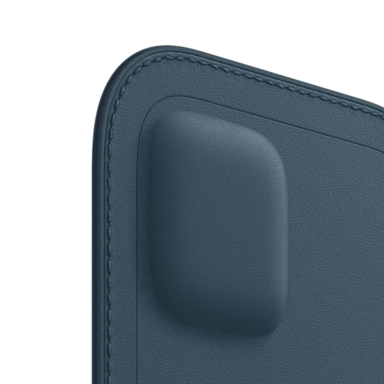 جراب جلدي لجهاز Apple iPhone 12 Pro Max مع MagSafe - أزرق بلطيقي 