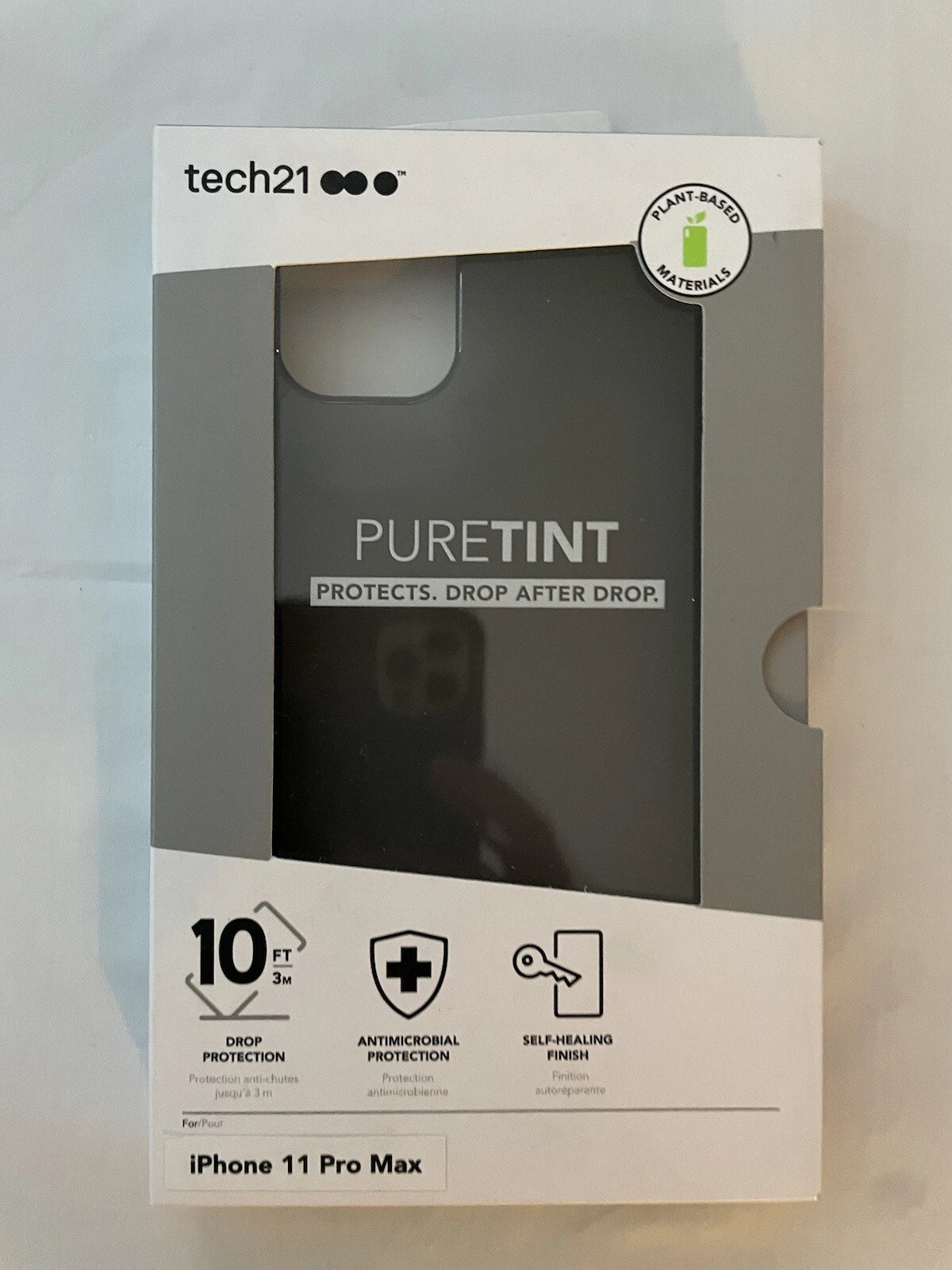 جراب Tech 21 لهاتف iPhone 11 Pro Puretint جديد
