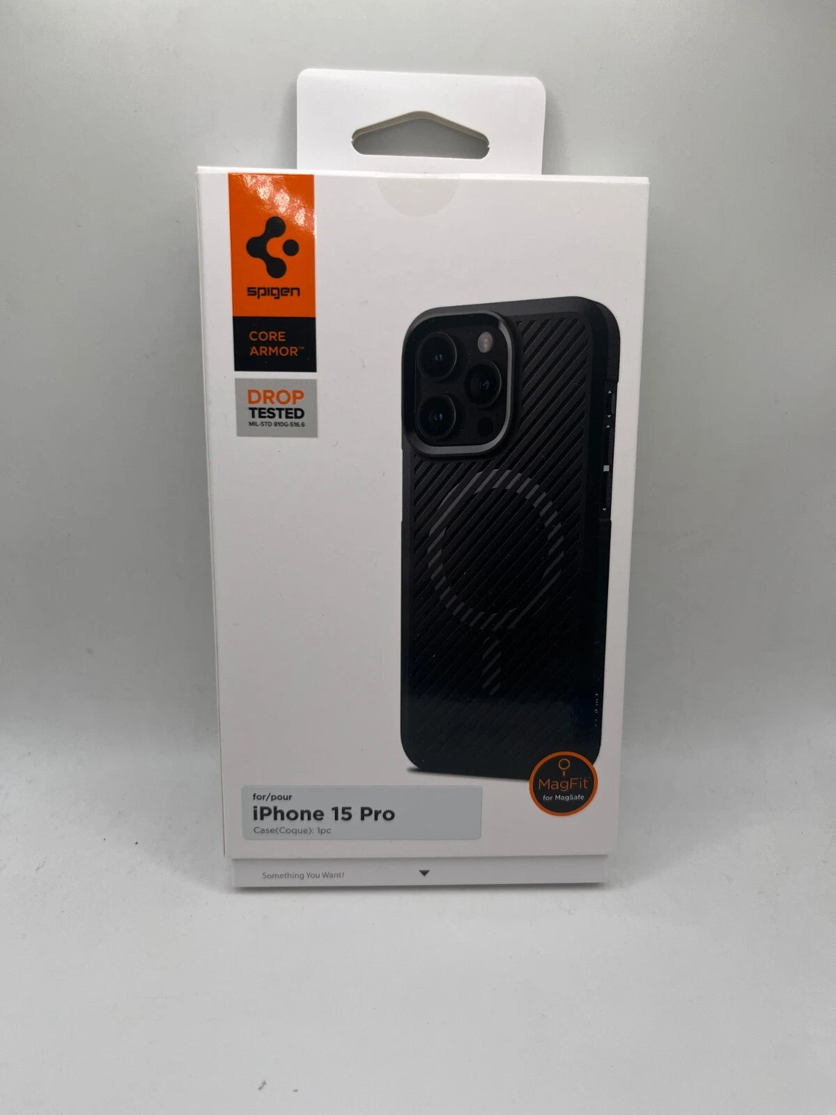 Spigen Core Armor MagFit MagSafe Case For iPhone 15 Pro (6.1") Only - Black