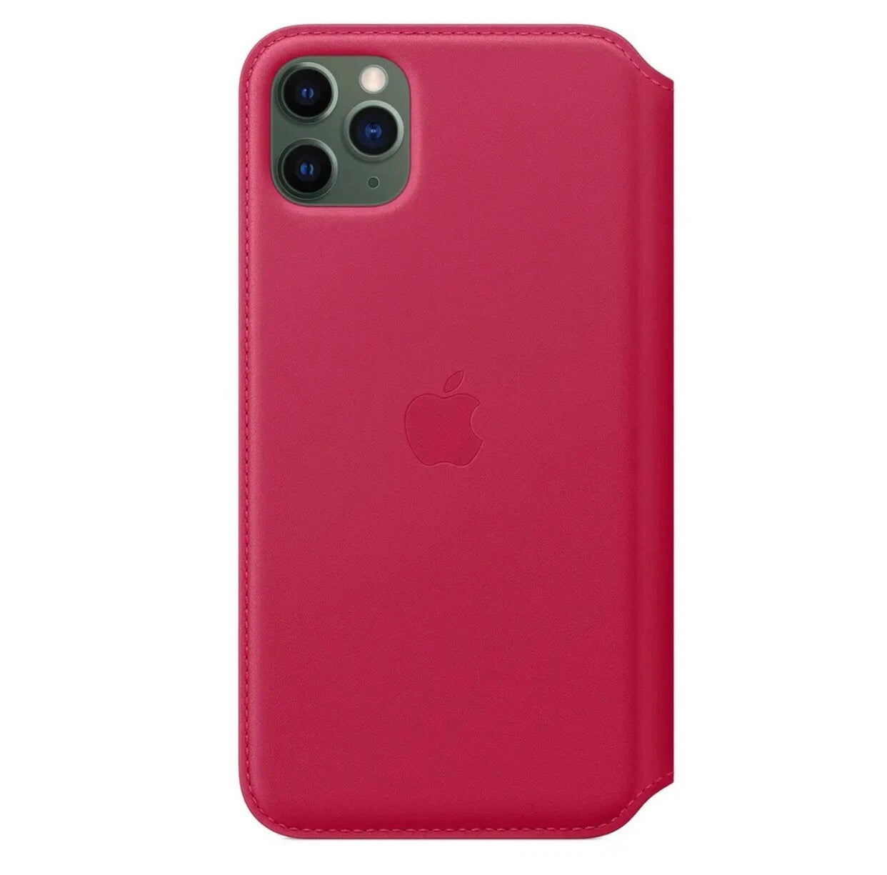 غطاء جلدي من Apple لهاتف iPhone 11 Pro Max - لون التوت 