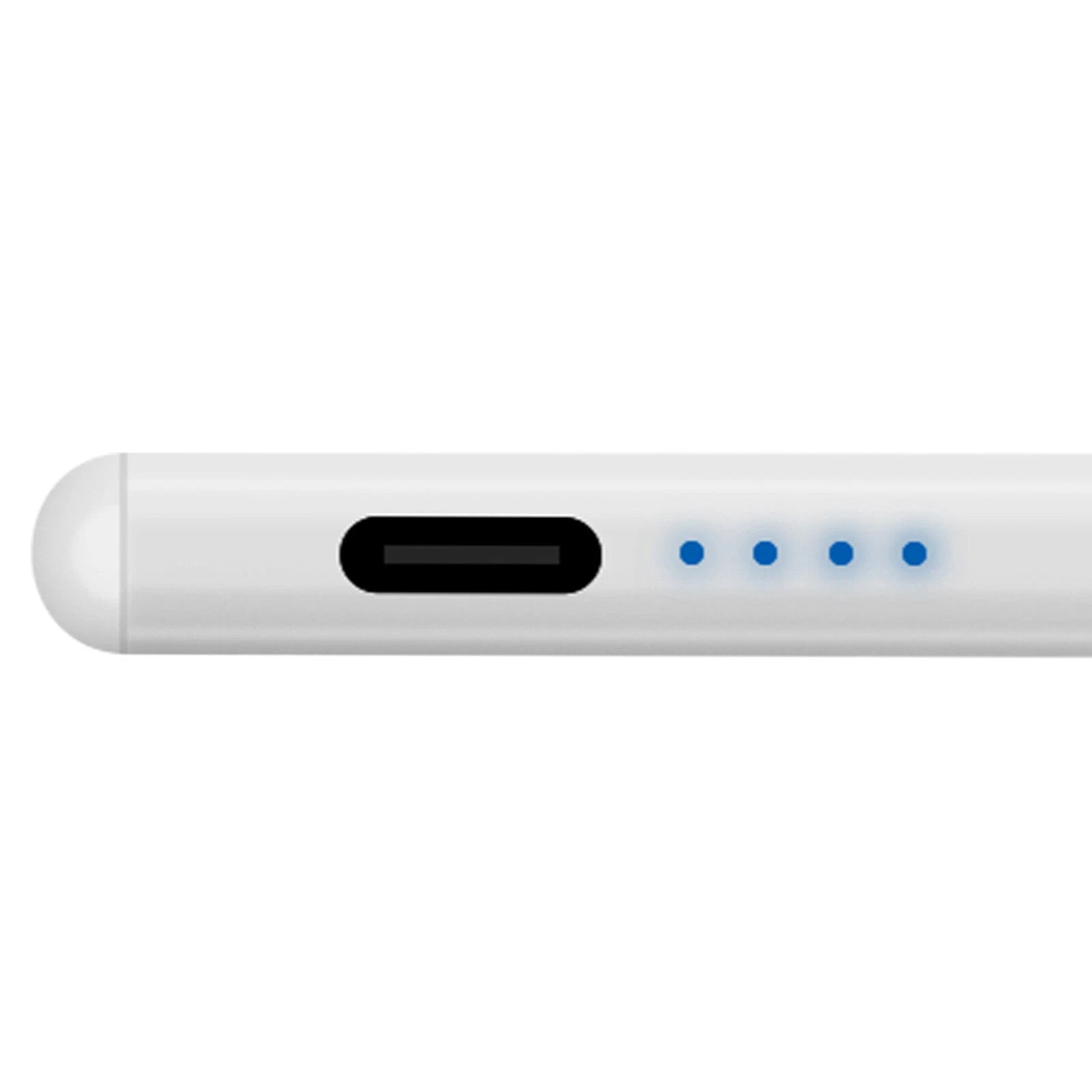 قلم مغناطيسي من Adonit لجهاز iPad بتقنية Palm Reject 10H Autonomy، باللون الأبيض